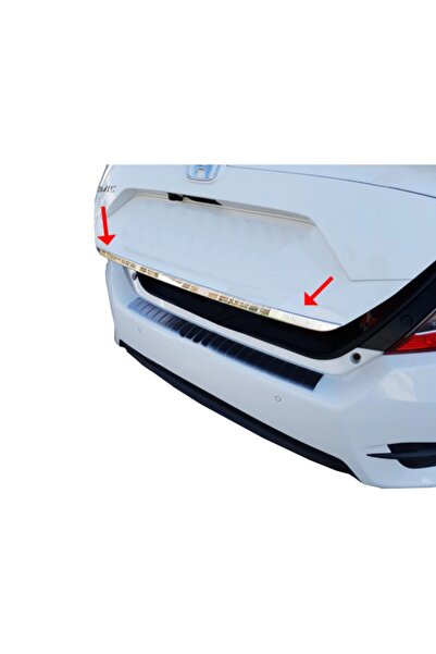 KromGaraj Honda Civic Fc5 Formlu Krom Bagaj Alt Çıtası (2016 Ve Üzeri)