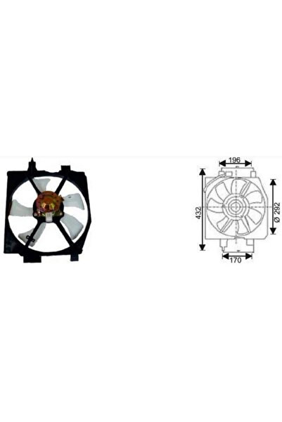 Fan Motoru Mazda 626 1 8/2 0