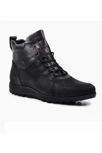 Voyager Vg Black Men's Leather Boots Taşdelen Zippered Sports Non-Slip Sole C...