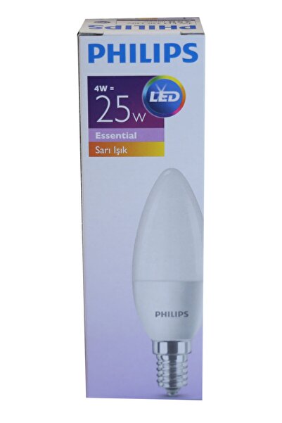 Philips Ess Led Candle 25w E14 Ww 4w Ampul (774236)
