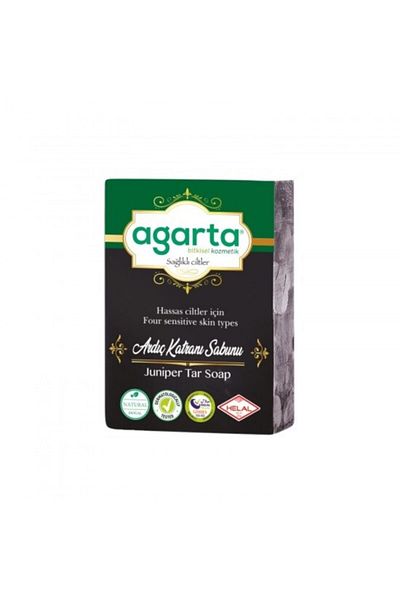 Agarta Handmade Natural Soap 150Gr Juniper Tar