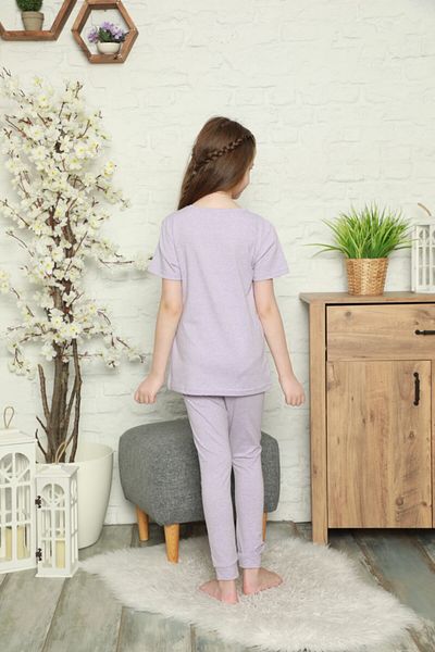 Semm Mix Daisy Lilac Children's Pajama Set
