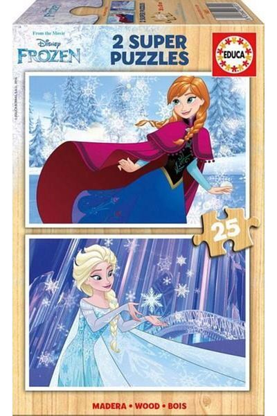 EDUCA Children's Puzzle Frozen 2X25 Piece Puzzle