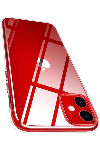 Molly Iphone 11 Tıpalı Şeffaf Silikon Kılıf