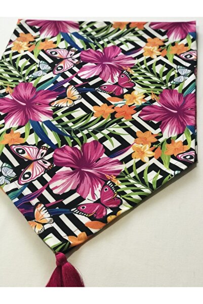 Livessa Home Alergăr cu model floral și fluturi