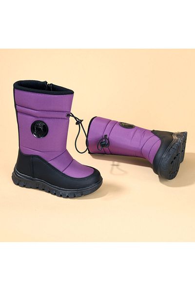 Aykatrend Kiko Kids Κορίτσι Snow Boots με φερμουάρ
