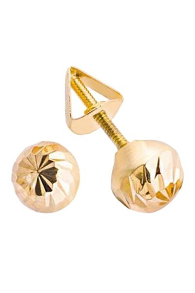 Güler Kuyumculuk Altın Top Küpe