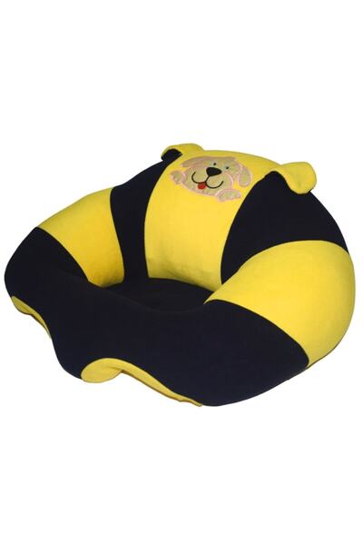 Hakan Sitting Support Cushion Baby Seat Yellow Navy Blue