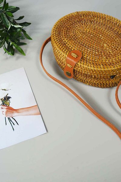 SepetçiBaba Straw Women's Shoulder Bag