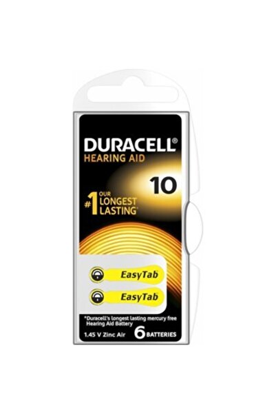 Duracell Duracel Activair 10 Numara kulaklık pili
