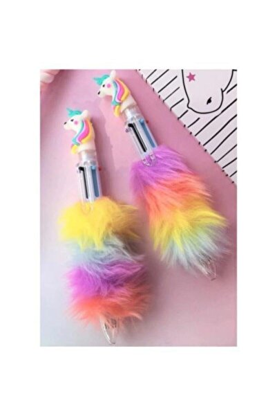 UNICORN Peluş Tükenmez Kalem 6 Renk