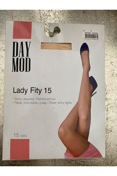 DAYMOD ÇORAP Чорапогащи Lady Fit 15 "51 Natural"