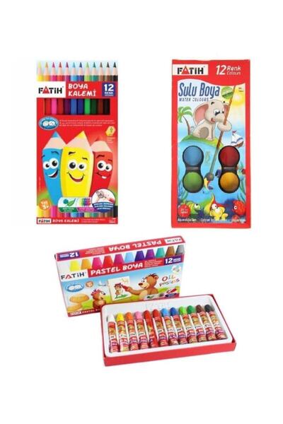 Fatih School Student Stationery Paint Set Ofisinn-008