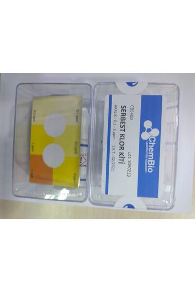 purewater Serbest Klor Test Kiti (su Analizi Için)