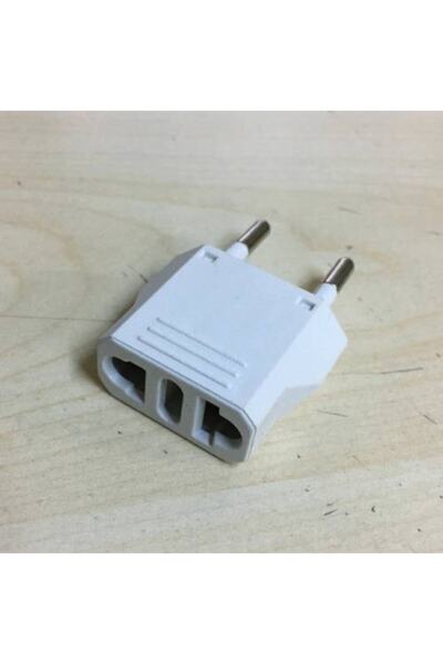 Platoon Beyaz Amerikan Priz Çevirici Priz Dönüştürücü Beyaz Priz Dönüştür