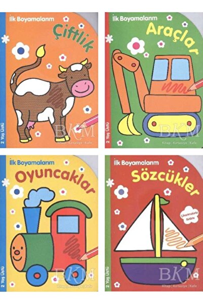 Parıltı Yayıncılık My First Paintings (4 Books) - Glitter Kids Sets