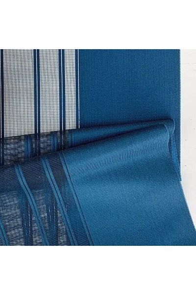 GC Dark Blue Woven Fabric Modern Runner