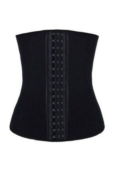 Elite Life Women's Black Agraffiti Waist Corset Firming