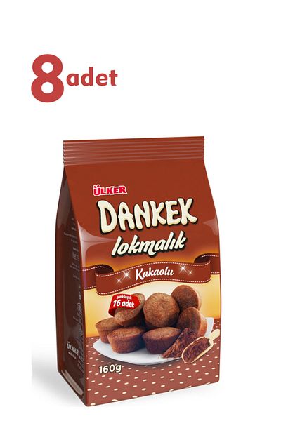 Ülker 160 Gr 8 Pieces Dankek Bite Bite with Cocoa