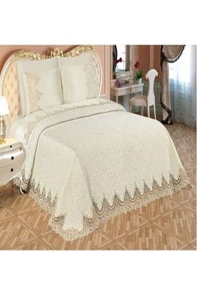 ESEN EV TEKSTİLİ VE ÇEYİZ Armes Blanket Set 6 Pieces Cream