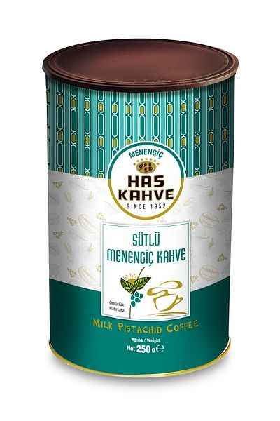 Has Kahve Legendary 3-Piece Tin 3*250 gr (Turkish Coffee with Terebinth - Hazelnut and Ottoman)