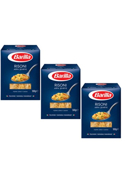 Barilla Arpa Şehriye (risoni) 500 Gr. X 3 Paket