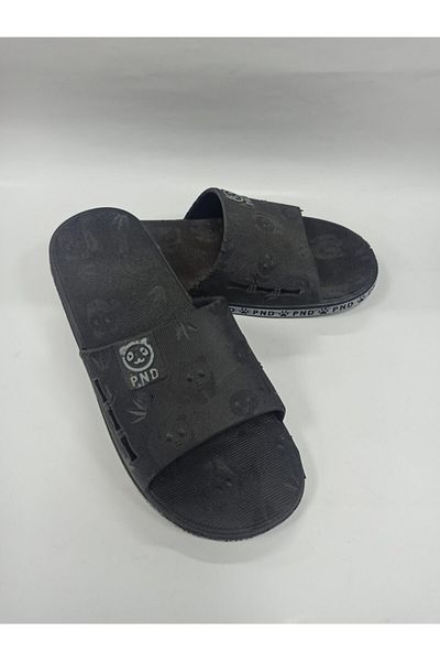 GEZER Μαύρες αντιολισθητικές Unisex καθημερινές πλαστικές παντόφλες Airblow