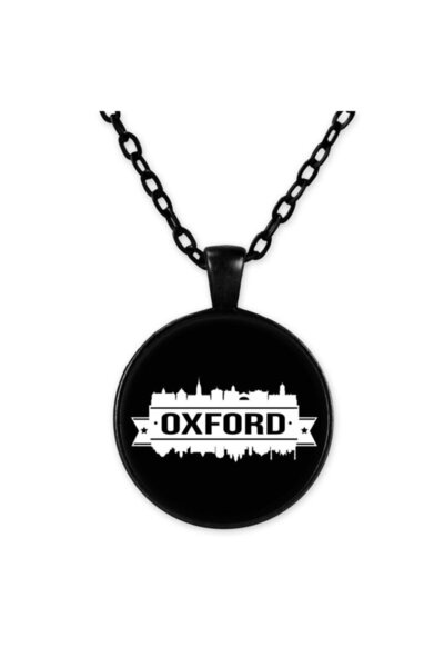 herotasarım قلادة سلسلة أكسفورد سوداء - Bll2187