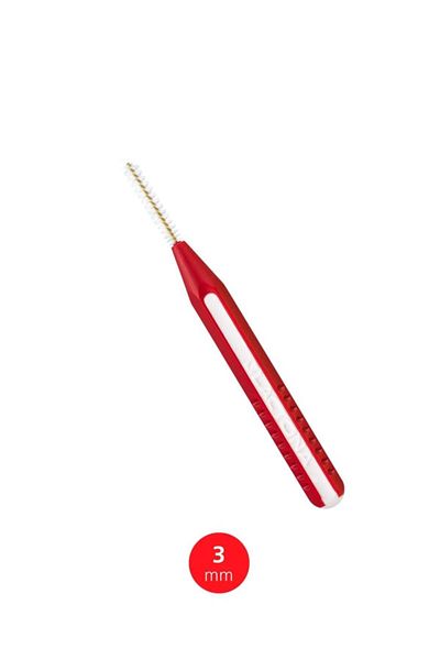 Lactona Interdental 3mm Red Interface Brush