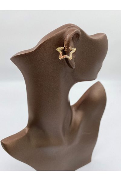 Markiz Takı Star Stone Cartilage - Vip Series Model Earrings 2