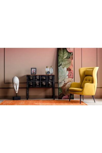 Hamdeko Siyah Salt Dresuar 8 Çekmeceli