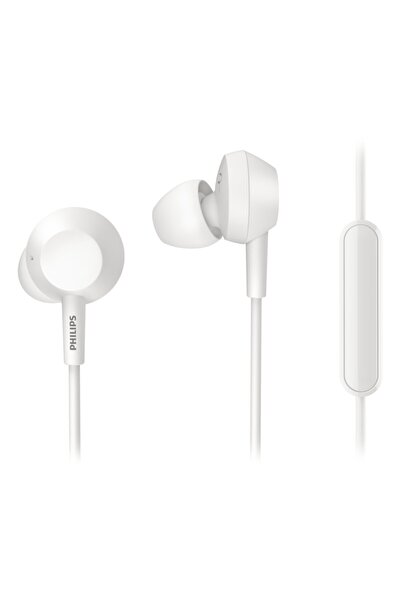 Philips Tae4105 Beyaz Mikrofonlu Kablolu Kulak İçi Kulaklık