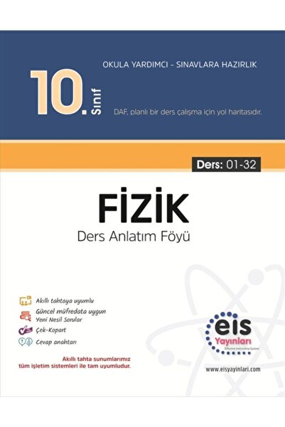 eis Yayınları 10. Sınıf Fizik Daf Ders Anlatım Föyü