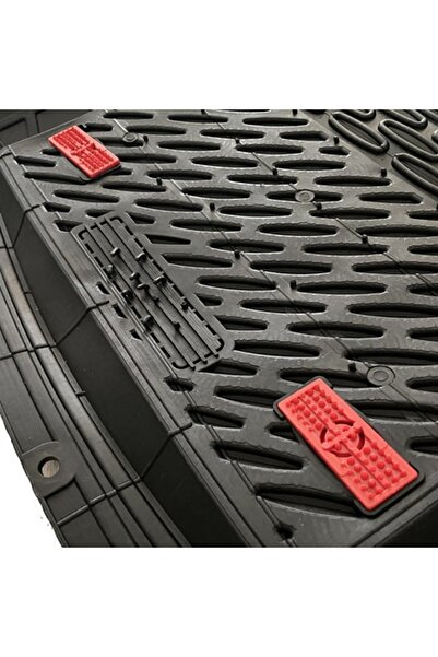 SAFİR Fiat Palio 2006 2012 Uyumlu Universal Paspas Derin Havuz Kenarlı Krom Karbon