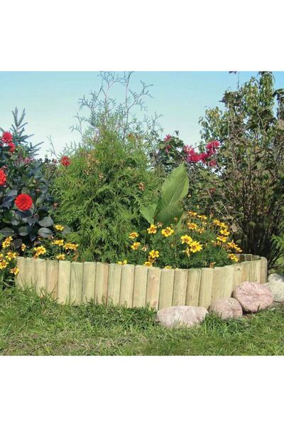 BYR Ahşap Bordür Çit 20 Cm