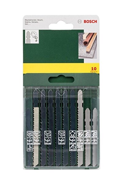 Bosch Dekupaj Testere Bıçağı Karışık 10 Parça