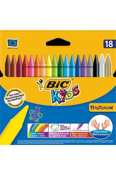Bic BİC KİDS SİLİNEBİLİR PASTEL BOYA 18 RENK (829771)