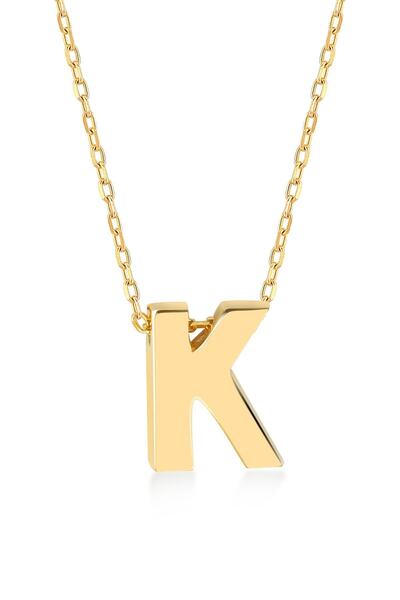 özkuyumculuk Altın K Harfli Kolye