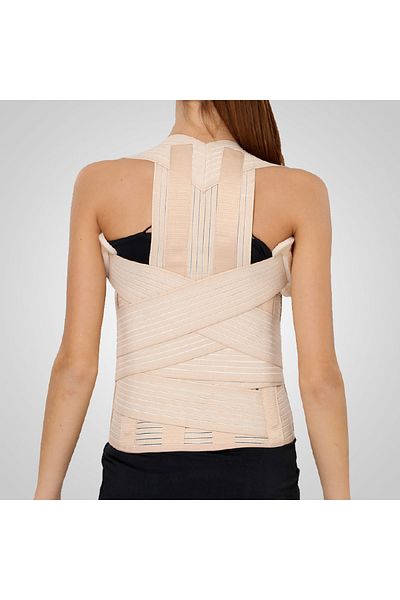 Aurafix Children's Dorsolomber Corset (NON-Sweat Cotton Fabric) Dg-92