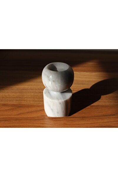 qiell design Gri Mermer Mumluk