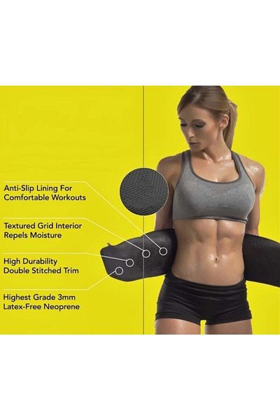 Dr. Cornell Sweet Sweat Thermal Sauna Waist Trimmer Belt Sweater Fat Burner Slimming Belt
