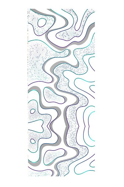Kolhis Folie adeziva cu model in dungi 60x300cm