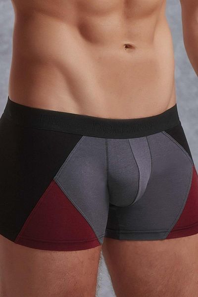 Doreanse Men's Modal Anthracite Lined Bagged Normal Leg Boxer 1787