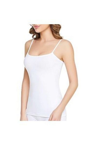 Tutku Women's Ribbed Rope Strap Undershirt, 6-pack