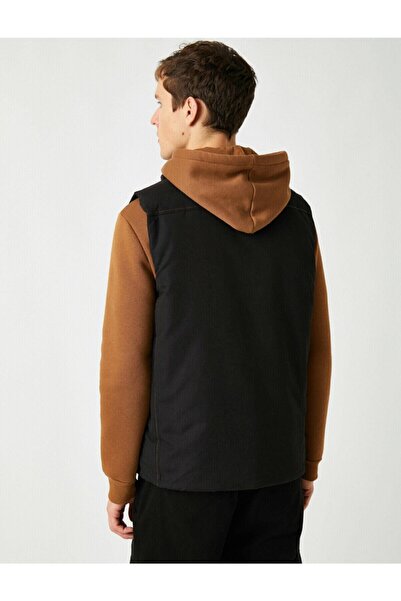 Koton Schwarze Westen-Anorak für Herren