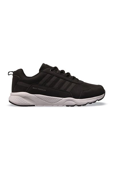 M.P. Men's Black and White Lace-up Casual Shoes 192-7712mr 100