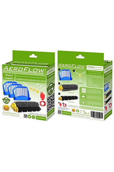 AeroFlow Σειρά I-robot Roomba 680 - Σετ αξεσουάρ ρομπότ ηλεκτρικής σκούπας
