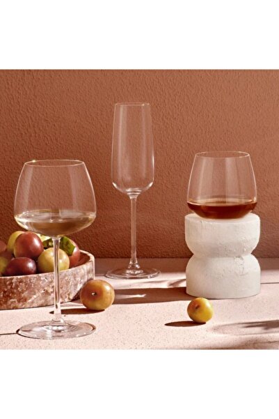 Paşabahçe Nude Mirage Set of 6 White Wine Glasses