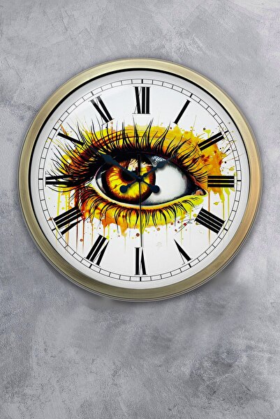 Dream Gift هدية ساعة حائط معدنية عتيقة مقاس 40 سم