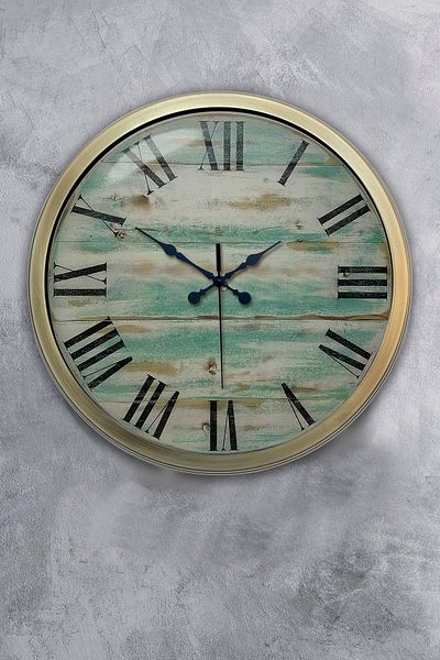 Kasva Concept Ρολόι τοίχου 40cm Antique Metal Antique Roman
